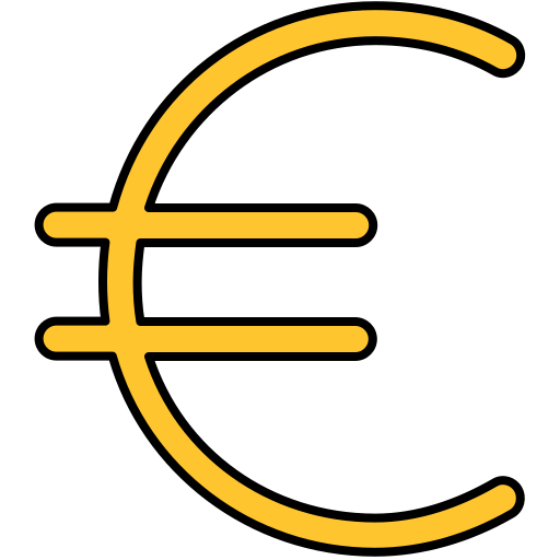 euro icono gratis