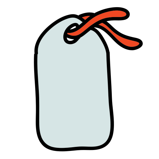 etikett kostenlos Icon