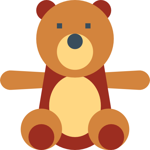 oso de peluche icono gratis