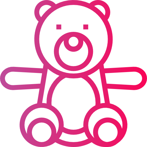 Teddy Bear Smalllikeart Gradient Icon