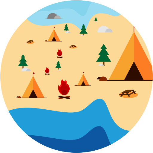 Лагерь бесплатно иконка