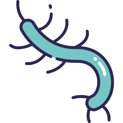 Good Ware Lineal Color Bacteria icon