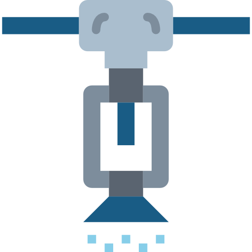 Sprinkler Smalllikeart Flat icon