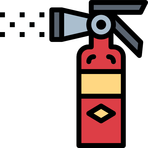 Fire extinguisher Smalllikeart Lineal Color icon