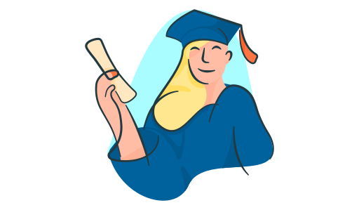 graduación icono gratis