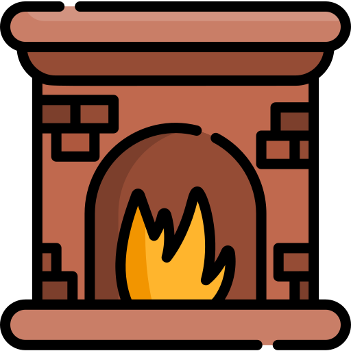 chimenea icono gratis