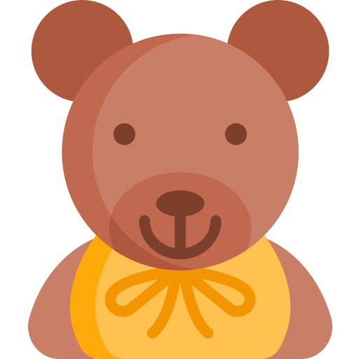 oso de peluche icono gratis