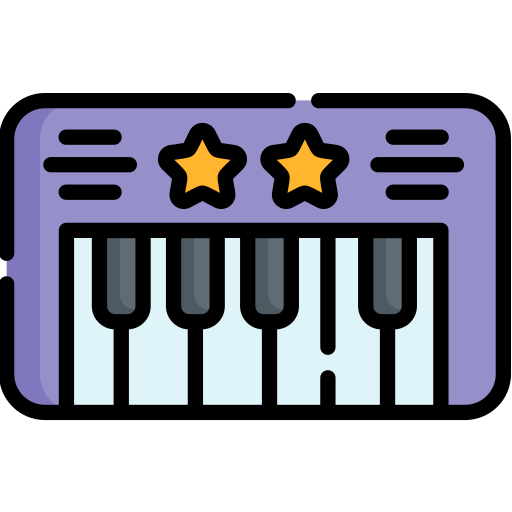 teclado piano icono gratis