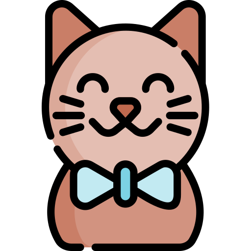 Pink cat icon - Free pink animal icons