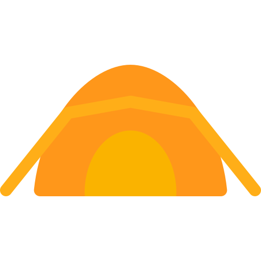 acampar icono gratis