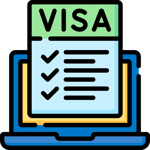 visa nómada icono gratis