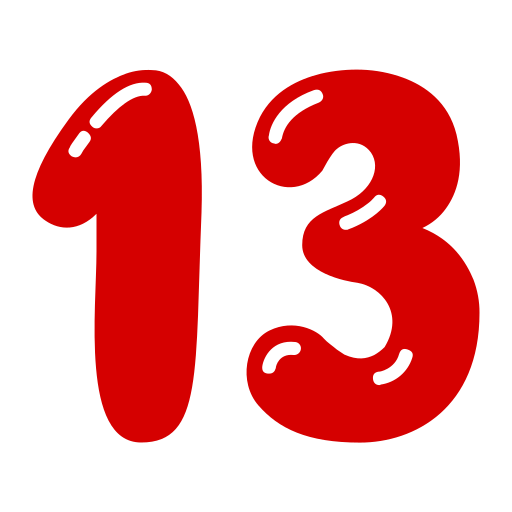 treize Icône gratuit