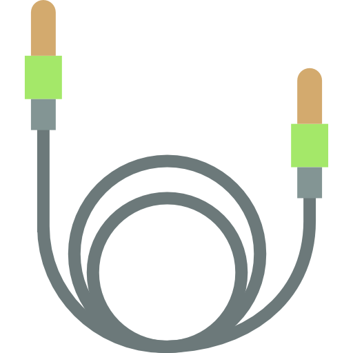 câble audio Icône gratuit câble audio Icône gratuit