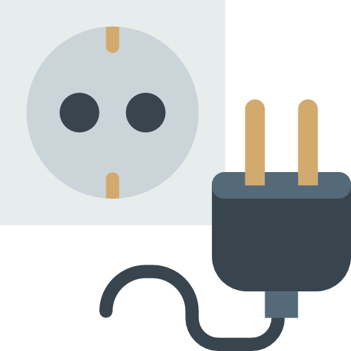 Plug Basic Miscellany Flat icon