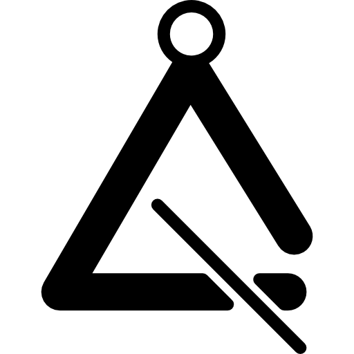 Triangle - Free music icons