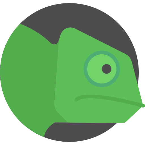 caméléon Icône gratuit