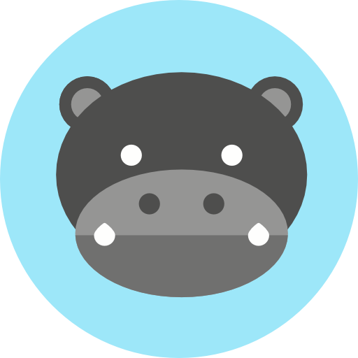 Hippopotamus icon