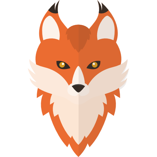 Ícones de raposas em SVG, PNG, AI para baixar.