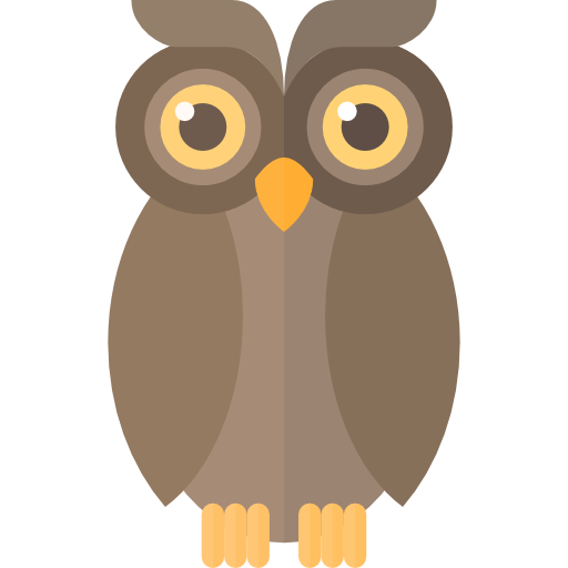 Owl Vector Market Bold Rounded icon