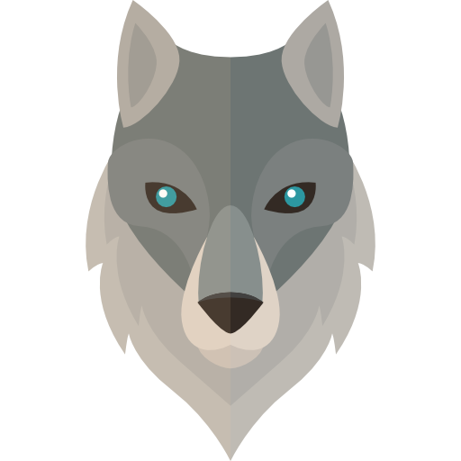 Wolf Vector Market Bold Rounded icon