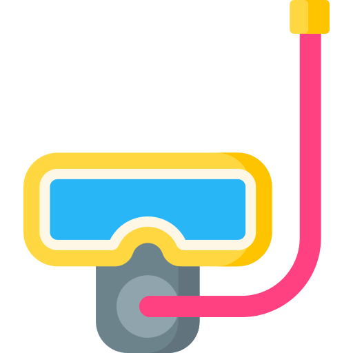 hacer snorkel icono gratis