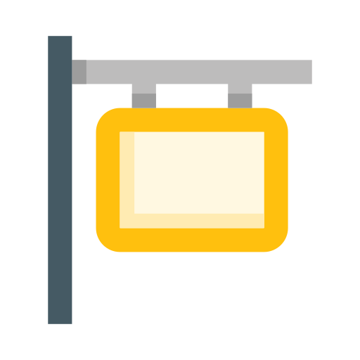 Signboard free icon Signboard free icon