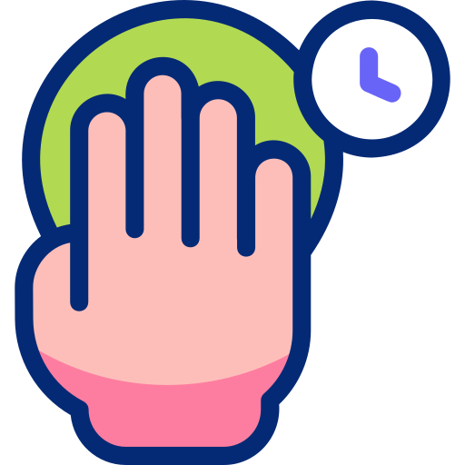 Tap and hold free icon Tap and hold free icon