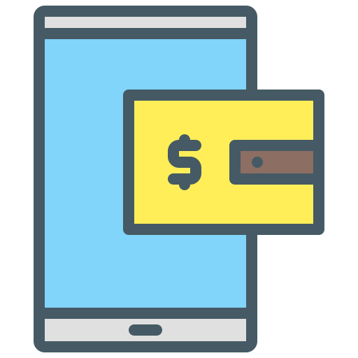 Online wallet free icon