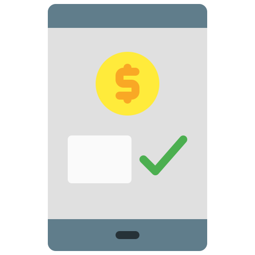pago en línea icono gratis