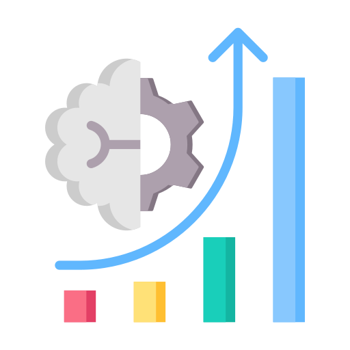 inteligencia de negocio icono gratis