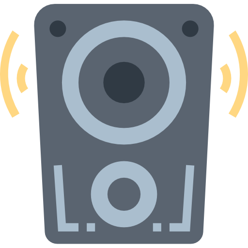 altavoz icono gratis