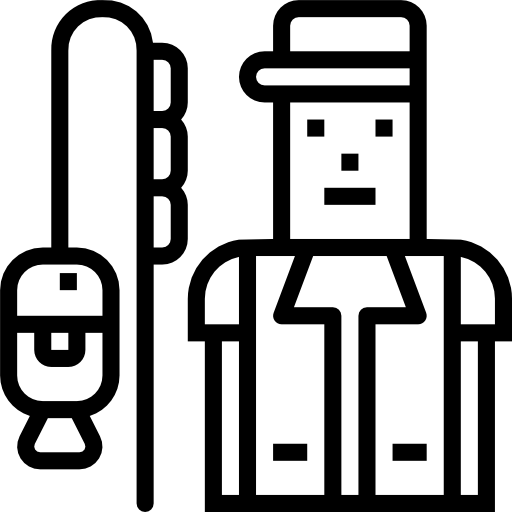 pêcheur Icône gratuit pêcheur Icône gratuit