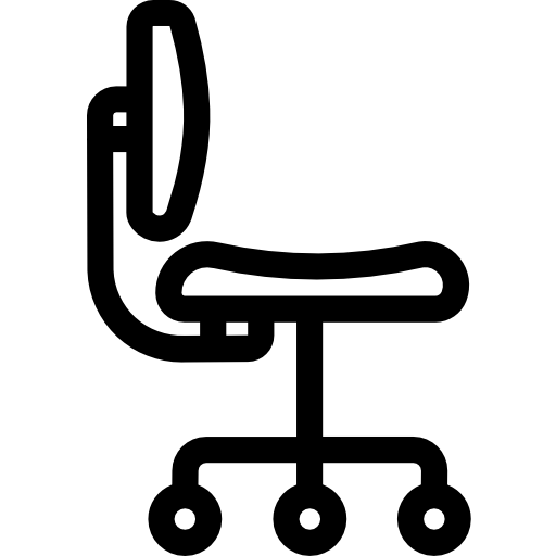 사무실 의자 무료 아이콘