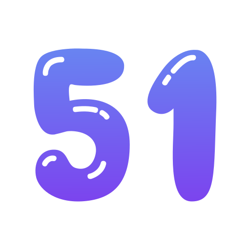 Fifty one free icon