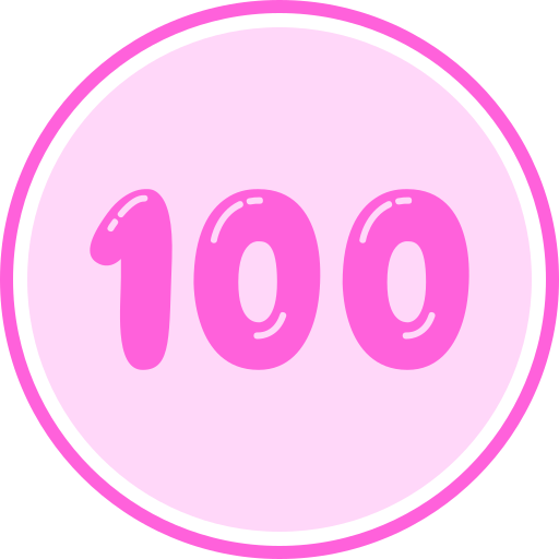One hundred free icon One hundred free icon