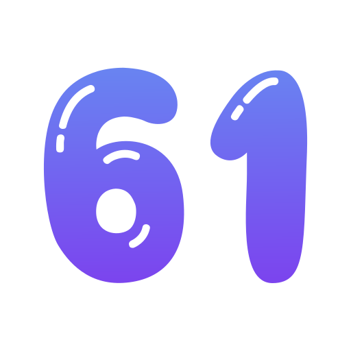 61 Icône gratuit 61 Icône gratuit