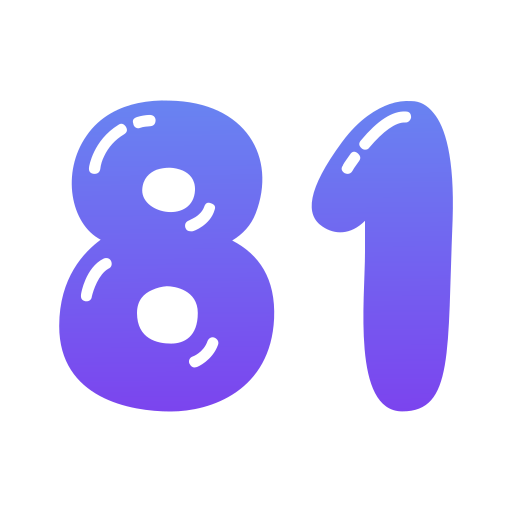 81 Icône gratuit 81 Icône gratuit