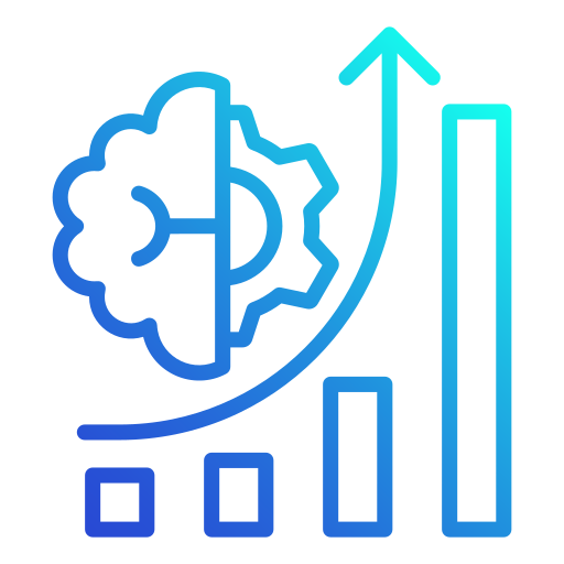 inteligencia de negocio icono gratis