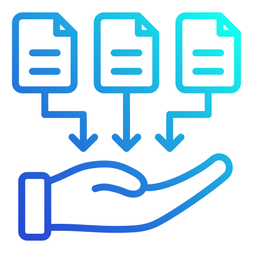 recopilación de datos icono gratis