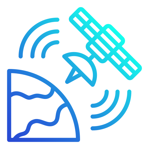 satélite de teledetección icono gratis