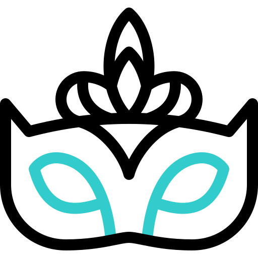 masque de carnaval Icône gratuit masque de carnaval Icône gratuit