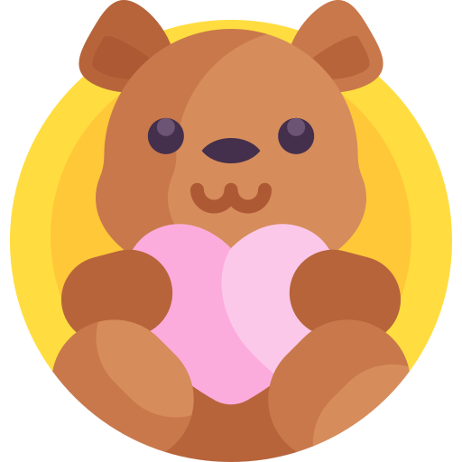 oso de peluche icono gratis