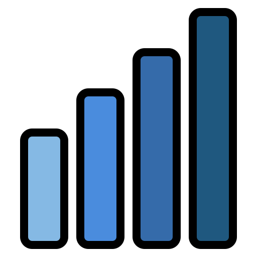 Increasing free icon