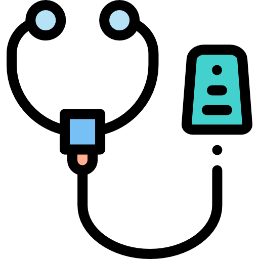 Doppler fetal monitor Detailed Rounded Lineal color icon