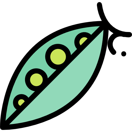 chícharos icono gratis