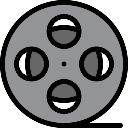 rollo de película icono gratis