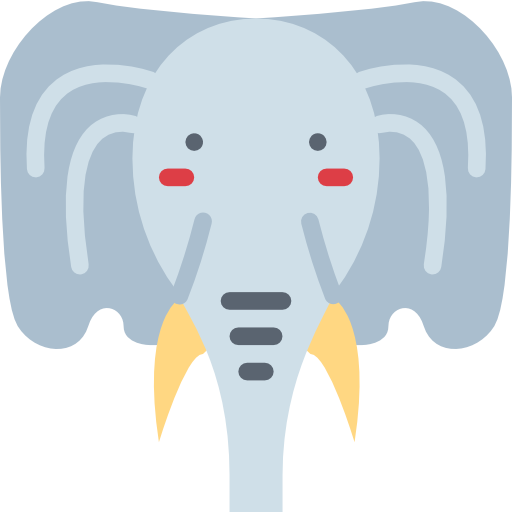 Elephant Smalllikeart Flat Icon