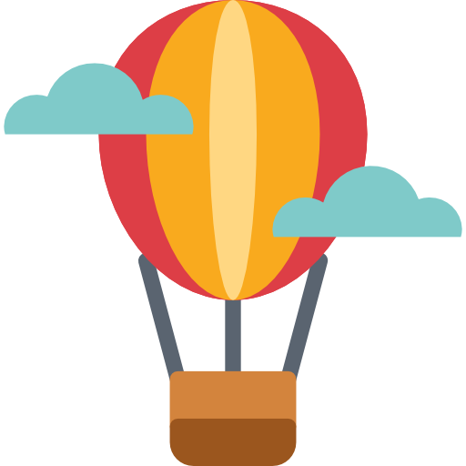 Hot air balloon - Free transport icons