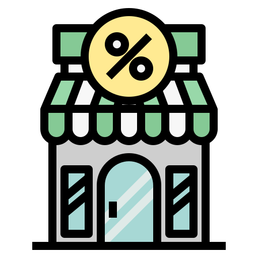 Shop free icon