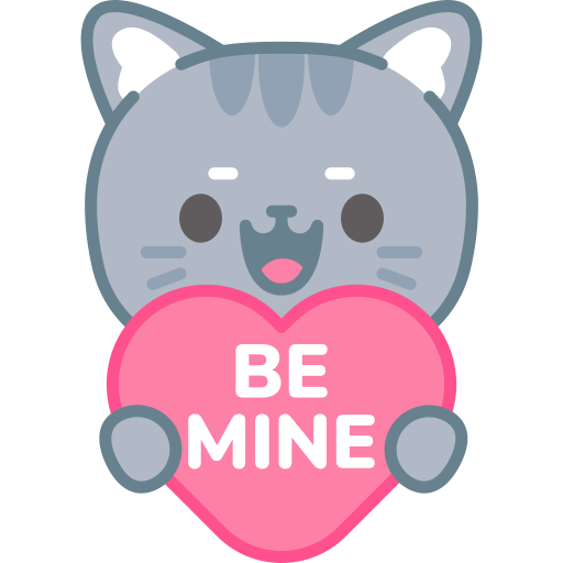 Valentines day free sticker